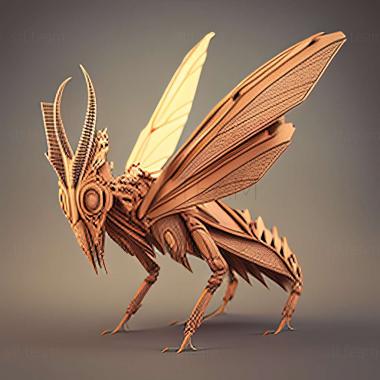 3D модель Paracoryphagrion deltoides (STL)